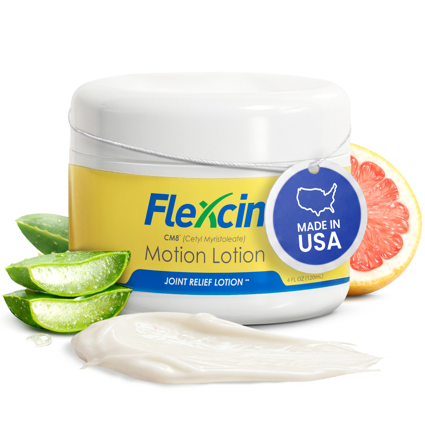 Flexcin Motion Lotion with CM8™ - All Natural Joint Pain Relief Lotion