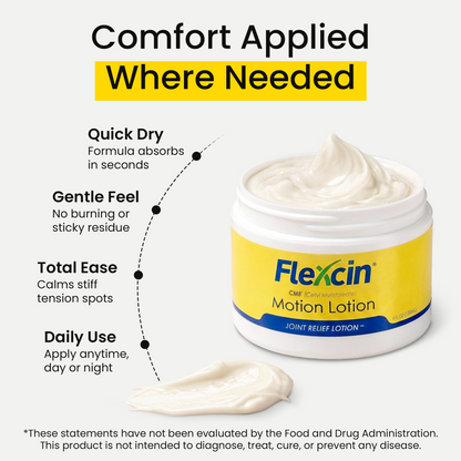 Flexcin Motion Lotion with CM8™ - All Natural Joint Pain Relief Lotion